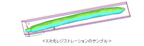 3次元レジストレーションのサンプル